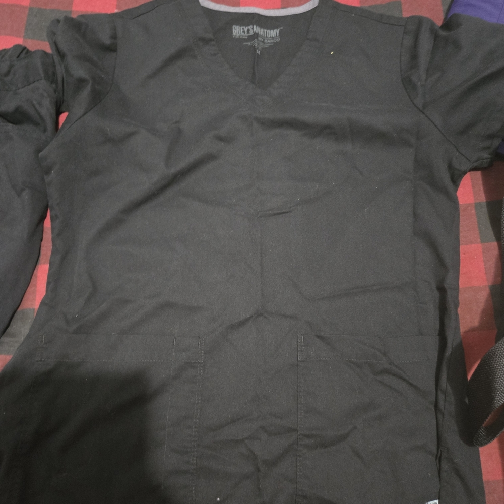 Grey's Anatomy Black Scrub Set